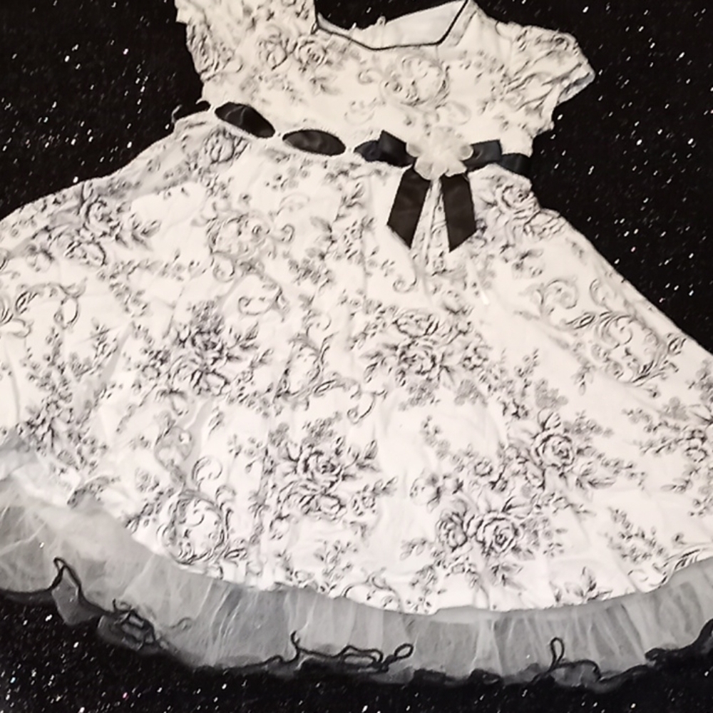 Vintage antique printed dress